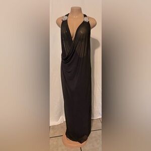 Sheer Black Swimsuit Wrap Coverup